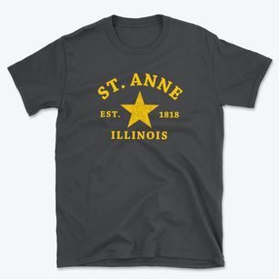 St. Anne Illinois Star Basic T-Shirt