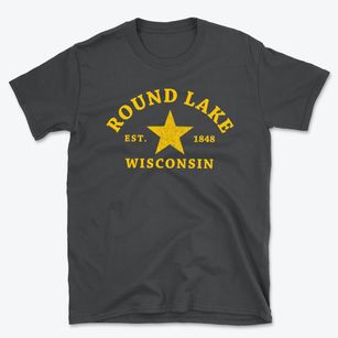 Round Lake Wisconsin Star Basic T-Shirt