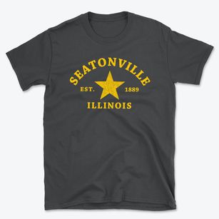 Seatonville Illinois Star Basic T-Shirt