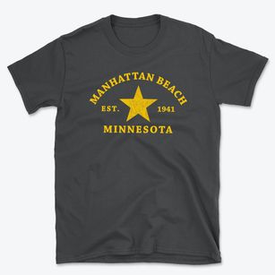 Manhattan Beach Minnesota Star Basic T-Shirt