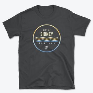 Sidney Montana Color Fade Basic T-Shirt