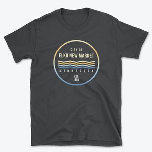 Elko New Market Minnesota Color Fade Basic T-Shirt