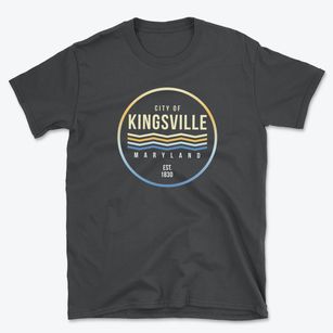 Kingsville Maryland Color Fade Basic T-Shirt
