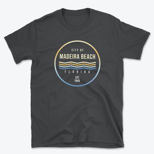 Madeira Beach Florida Color Fade Basic T-Shirt