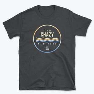 Chazy New York Color Fade Basic T-Shirt