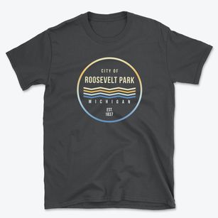 Roosevelt Park Michigan Color Fade Basic T-Shirt