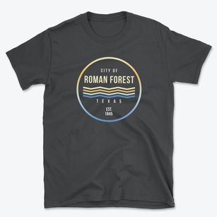 Roman Forest Texas Color Fade Basic T-Shirt