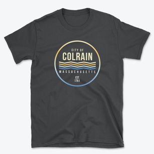 Colrain Massachusetts Color Fade Basic T-Shirt