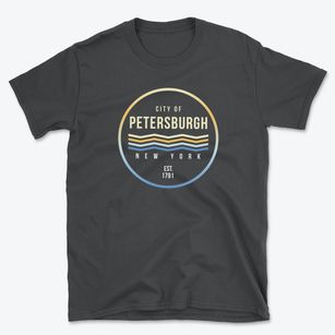 Petersburgh New York Color Fade Basic T-Shirt