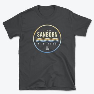 Sanborn New York Color Fade Basic T-Shirt