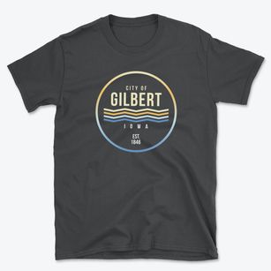 Gilbert Iowa Color Fade Basic T-Shirt