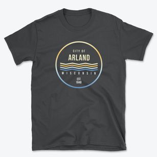 Arland Wisconsin Color Fade Basic T-Shirt