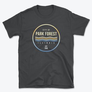 Park Forest Illinois Color Fade Basic T-Shirt