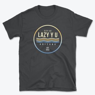 Lazy Y U Arizona Color Fade Basic T-Shirt