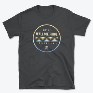 Wallace Ridge Louisiana Color Fade Basic T-Shirt