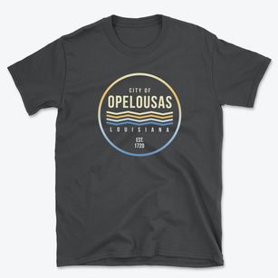Opelousas Louisiana Color Fade Basic T-Shirt
