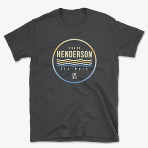 Henderson Illinois Color Fade Basic T-Shirt