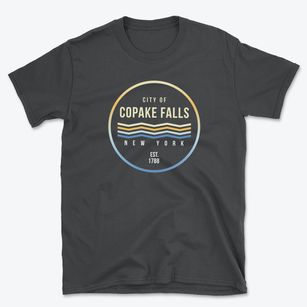 Copake Falls New York Color Fade Basic T-Shirt