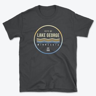 Lake George Minnesota Color Fade Basic T-Shirt