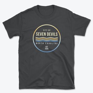 Seven Devils North Carolina Color Fade Basic T-Shirt