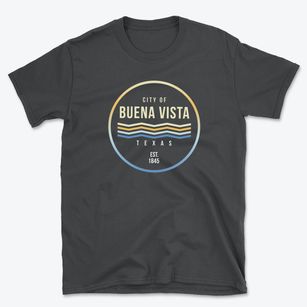 Buena Vista Texas Color Fade Basic T-Shirt