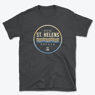 St. Helens Oregon Color Fade Basic T-Shirt