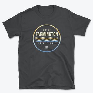 Farmington New York Color Fade Basic T-Shirt
