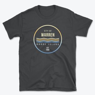 Warren Rhode Island Color Fade Basic T-Shirt