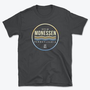Monessen Pennsylvania Color Fade Basic T-Shirt