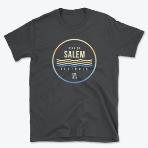 Salem Illinois Color Fade Basic T-Shirt