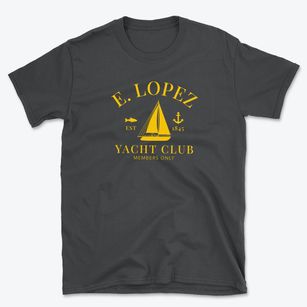E. Lopez Texas Yacht Club Basic T-Shirt