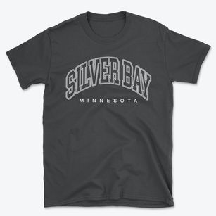 Silver Bay Minnesota Inline Basic T-Shirt