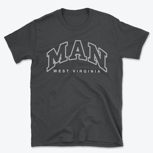 Man West Virginia Inline Basic T-Shirt