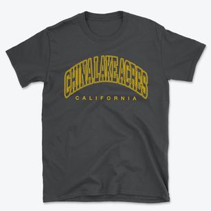 China Lake Acres California Inline Basic T-Shirt