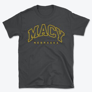 Macy Nebraska Inline Basic T-Shirt