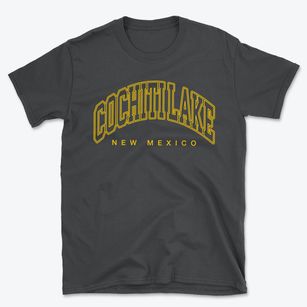Cochiti Lake New Mexico Inline Basic T-Shirt