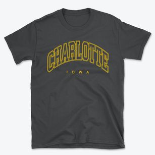 Charlotte Iowa Inline Basic T-Shirt
