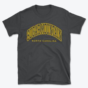Sugar Mountain North Carolina Inline Basic T-Shirt