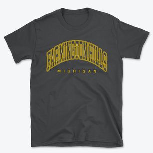 Farmington Hills Michigan Inline Basic T-Shirt