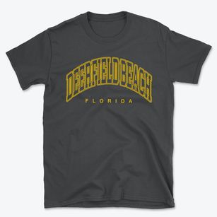 Deerfield Beach Florida Inline Basic T-Shirt