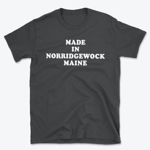 Norridgewock Maine Classic 70s Basic T-Shirt