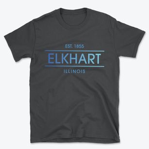 Elkhart Illinois Horizon Basic T-Shirt