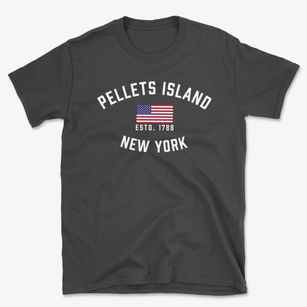 Pellets Island New York Patriot Basic T-Shirt