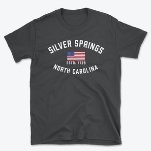 Silver Springs North Carolina Patriot Basic T-Shirt