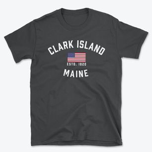 Clark Island Maine Patriot Basic T-Shirt