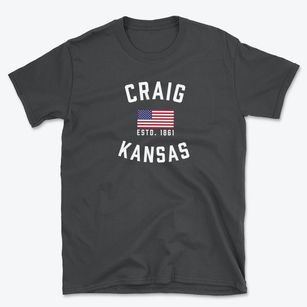 Craig Kansas Patriot Basic T-Shirt