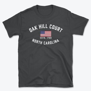 Oak Hill Court North Carolina Patriot Basic T-Shirt