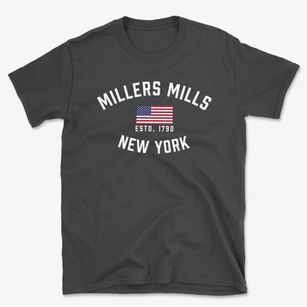Millers Mills New York Patriot Basic T-Shirt