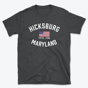 Hicksburg Maryland Patriot Basic T-Shirt