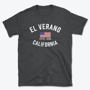 El Verano California Patriot Basic T-Shirt